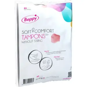 BEPPY Soft-Comfort Tampons Dry - 30 unidades sin hilo para máxima discreción