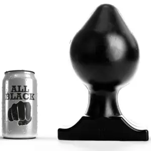 ALL BLACK - Plug 22,5 cm: Placer anal progresivo y seguro