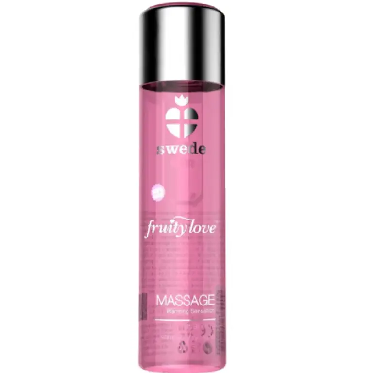 Swede Fruity Love Aceite de Masaje con Efecto Calor y Aroma Fresa 120 ml
