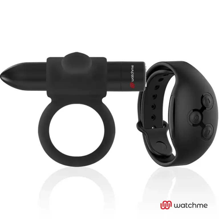 BLACK&SILVER - Cameron Remote Control Cockring para máximo placer