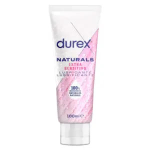 Durex Naturals Extra Sensitive Lubricante 100 ml, cuidado natural y suavidad