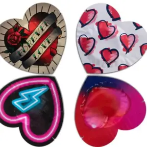 PASANTE Condoms Red Heart Shape Bag 144 unidades – preservativos innovadores