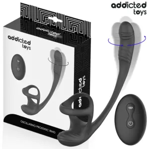 Addicted Toys: Plug anal vibrador con estimulación testicular 360º