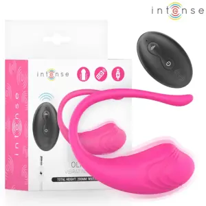 Intense Olivia Pink: huevo vibrador con mando a distancia USB