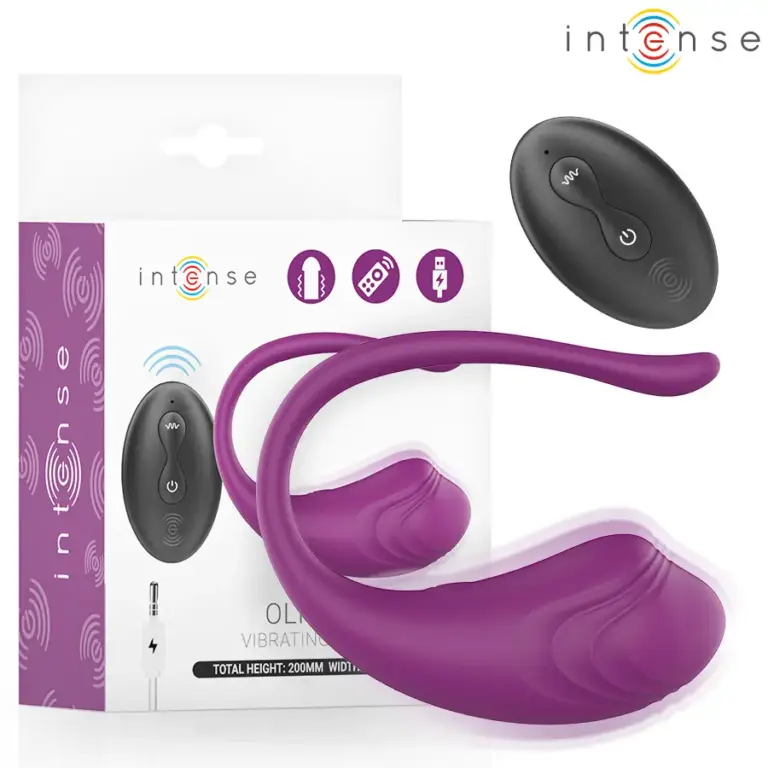 Intense Olivia Purple: huevo vibrador con mando a distancia