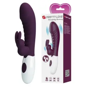 Pretty Love Naughty Bunny: vibrador rabbit con 30 funciones en morado