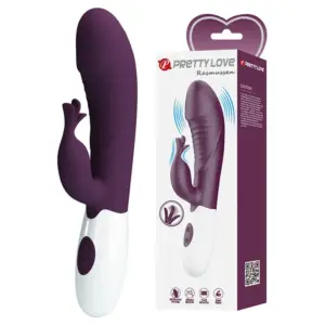 Pretty Love Rogue Muse 30 funciones: vibrador rabbit morado elegante