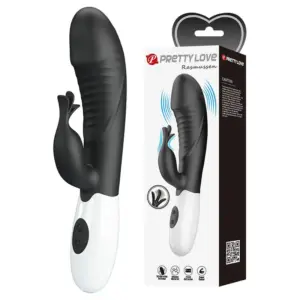 Pretty Love Rasmussen 30 Function Rabbit Vibrator Black