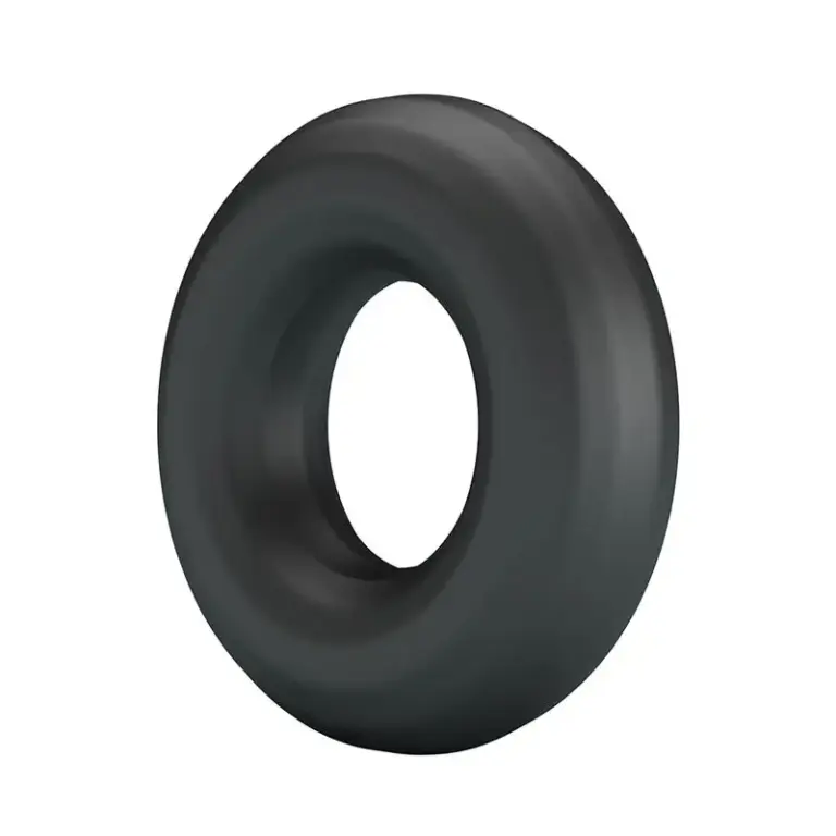 Crazy Bull Urban Super Soft Silicone Cock Ring Black para erecciones más firmes
