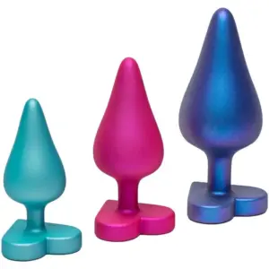 ROMP Luster Kit de Entrenamiento Anal S/M/L con Base en Forma de Corazón