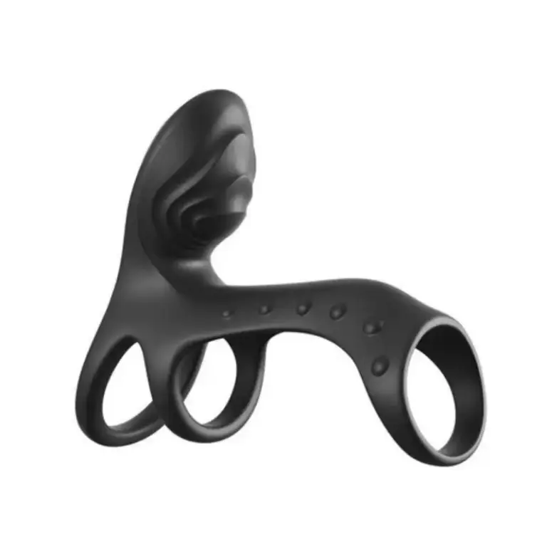 Fantasy C-Ringz | Jaula vibradora flexible de 19,5 cm para parejas