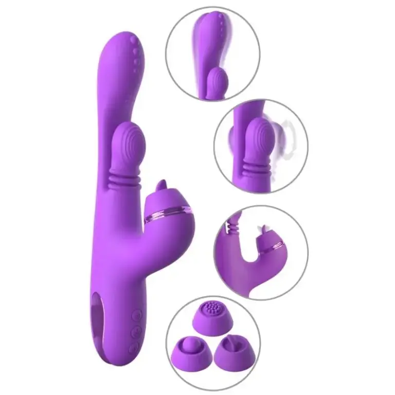 Fantasy For Her Intimotion Pulse Pro | Rabbit de 24,1 cm con pulsación