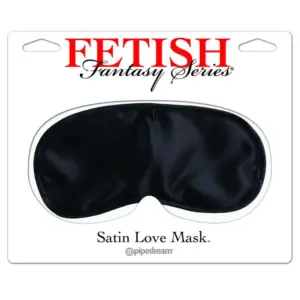 Fetish Fantasy - Máscara Satinada Negra Premium para Placer