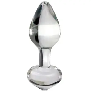 ICICLES - Plug Anal de Cristal Premium con Estímulo P-spot