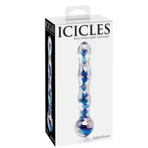 ICICLES - N. 8 Glass Massager: masajeador de cristal elegante y versátil