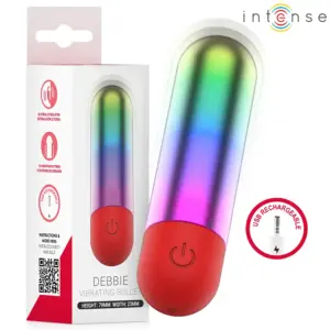 INTENSE - Bullet Vibrador Clítoris Rainbow Premium 10 Modos