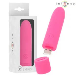 INTENSE - SYMONE Vibrador Bullet Recargable Profesional Rosa