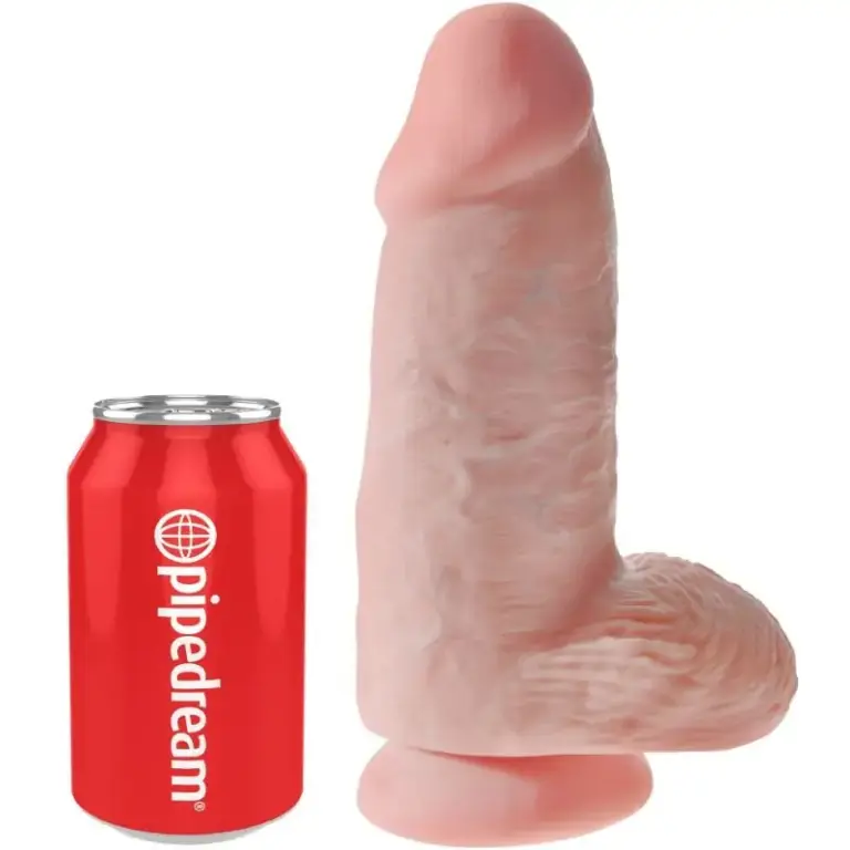 KING COCK - Realistic Penis Chubby 23 cm, realismo y potencia