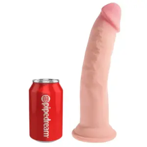 KING COCK - Dildo Triple Densidad Realista 23 cm con Ventosa