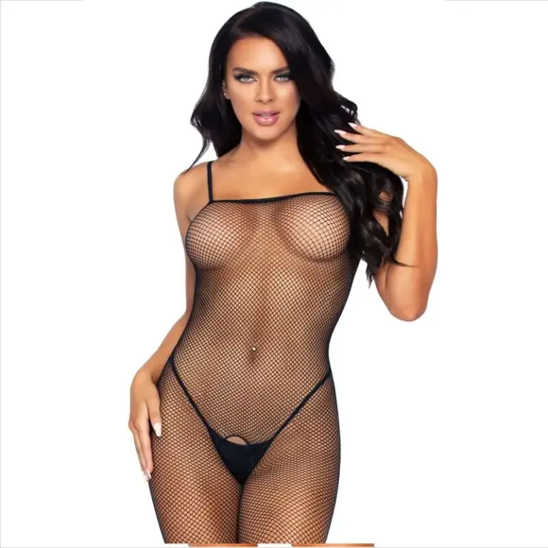 Leg Avenue Bodystocking de Rejilla Abierto | Talla única