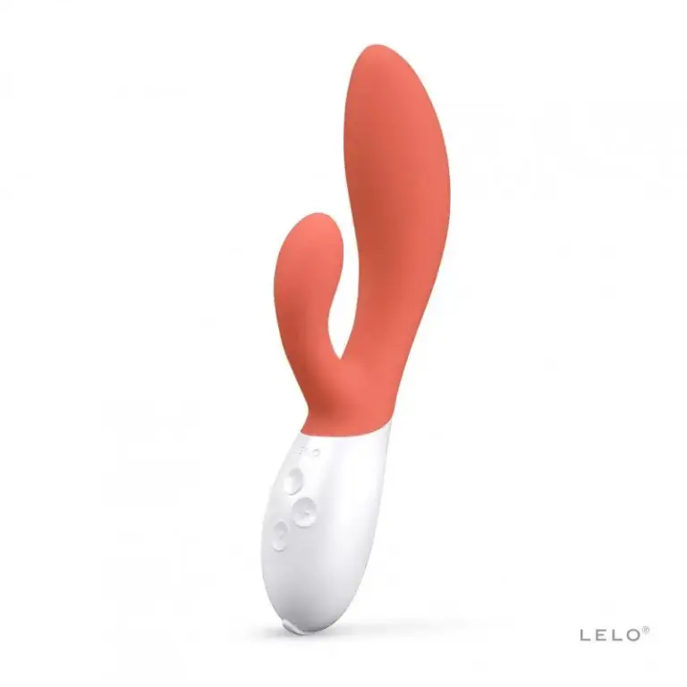 LELO - INA 3 Vibrador Rabbit Coral Premium con 10 Modos