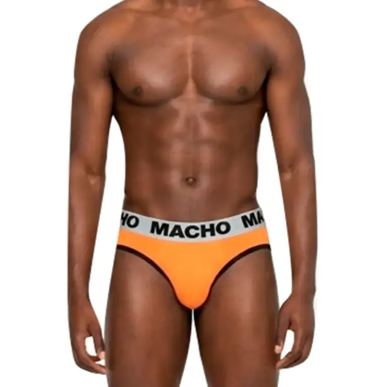 Macho Slip con Bolsa de Realce MCH012 | Naranja