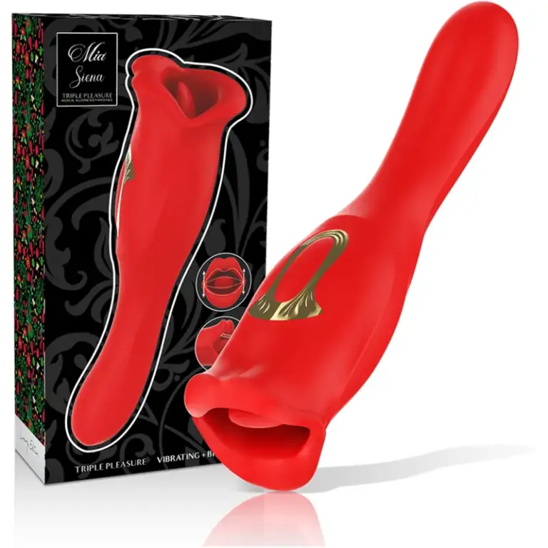 MIA Siena | Vibrador triple con función de pinza