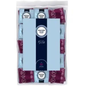 MISTER SIZE - Condones XXL 64 mm Premium para Placer