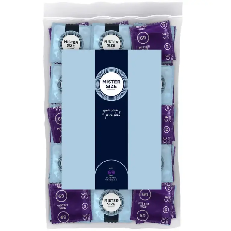 MISTER SIZE - Condones XXXL 69 mm Premium Ajuste Perfecto
