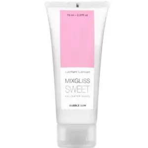 MIXGLISS - Lubricante a Base de Agua Sabor Chicle 70 ml