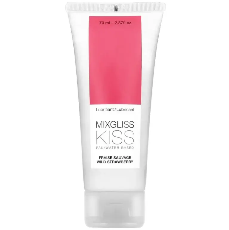 MIXGLISS - Lubricante Agua Sabor Fresa 70ml Premium