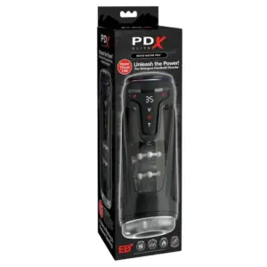 PDX ELITE Moto-Bator Pro: Masturbador Automático con Vibración y Calor