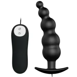 PRETTY LOVE - Anal Plug Silicona Estimulación Extra 12 Modos