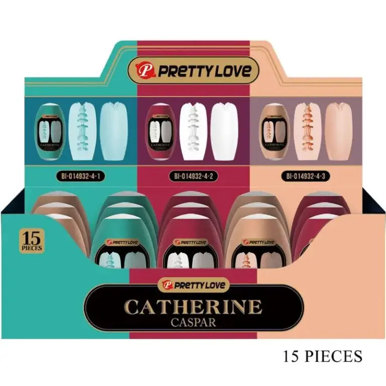 PRETTY LOVE - Caspar Pack 15 Masturbadores Masculinos Originales