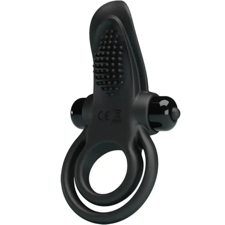 PRETTY LOVE - Anillo Vibrador Doble con Estimulador Clítoris