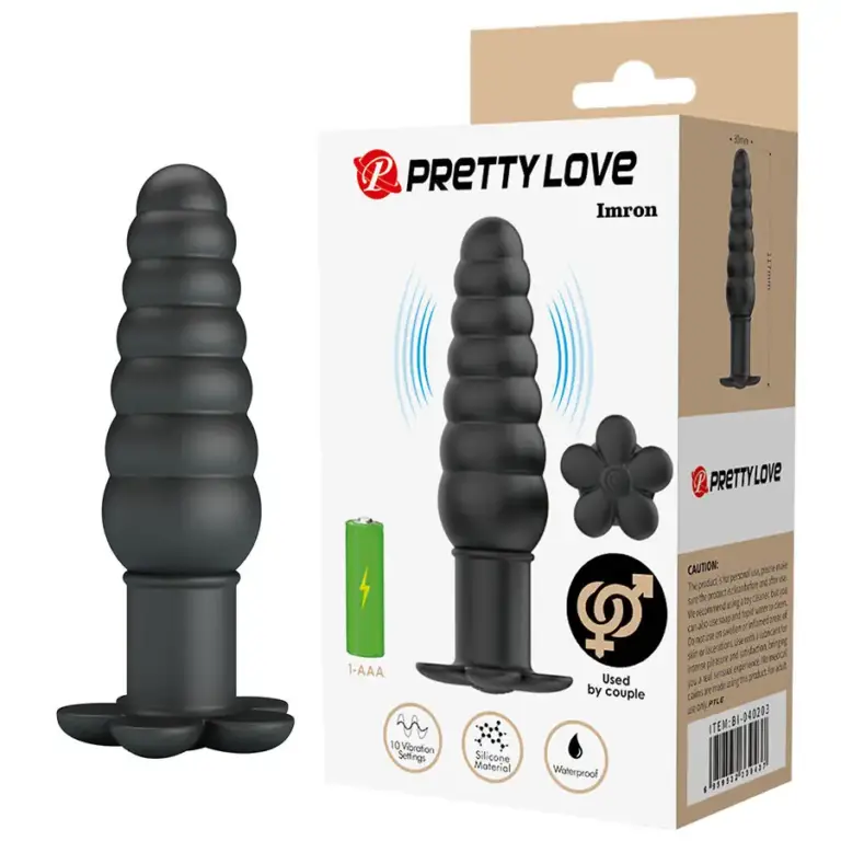 Pretty Love - Imron Vibrating Anal Plug Premium para Prostata