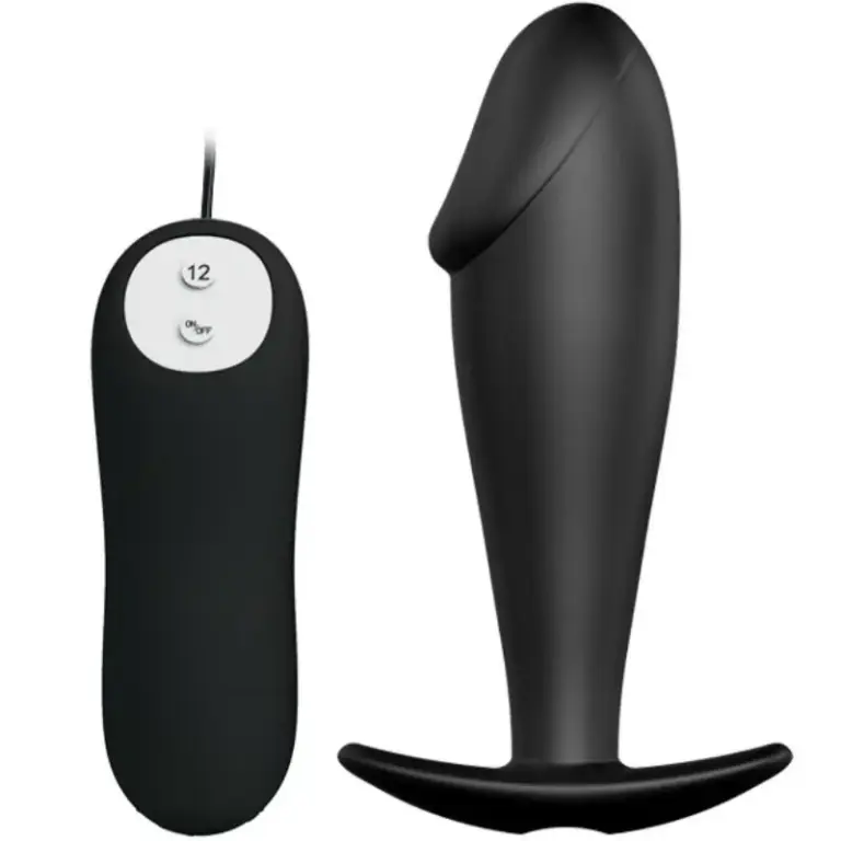 PRETTY LOVE - Plug Anal Silicona 12 Modos Vibración Premium