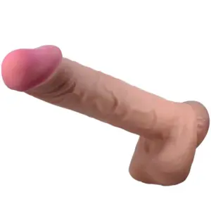 PRETTY LOVE - DILDO REALISTA CON SUCCIÓN Y PIEL DESLIZANTE 26 CM