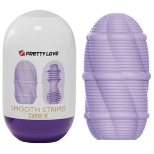 PRETTY LOVE - Smooth Stripes Cupid Masturbator Egg Original y Premium