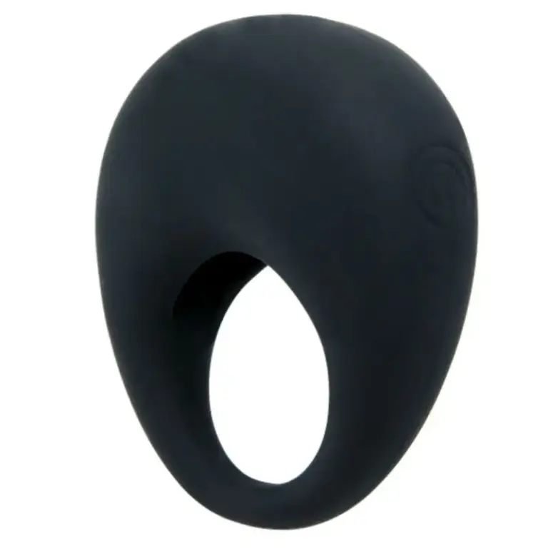 Pretty Love - Anillo Vibrador Profesional Silicona Negra