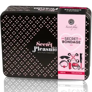 SECRETPLAY - BDSM SET 6 PCS RED COLLECTION Profesional y Completo