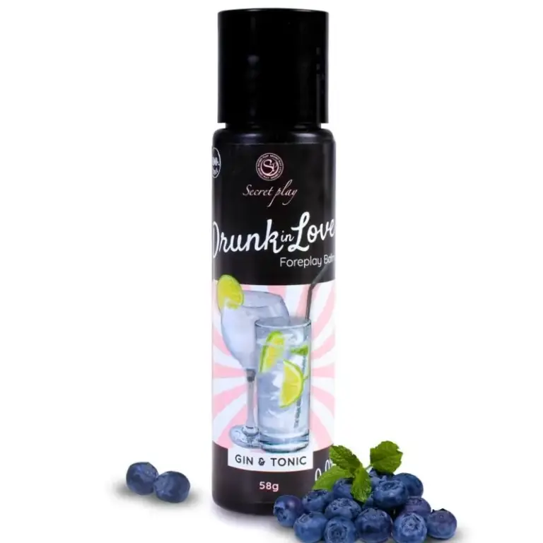 SECRETPLAY - Lubricante Drunk in Love Gin&Tonic Premium 60 ml