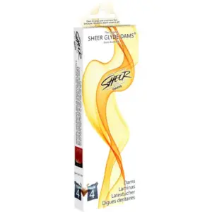 SHEER GLYDE - Dams Láminas Latex Premium para Sexo Oral