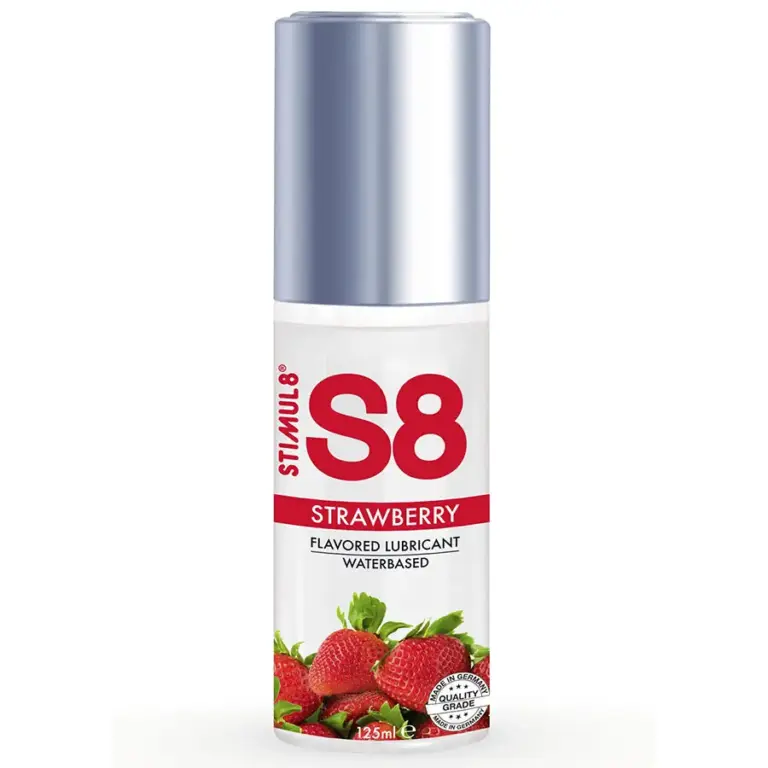 STIMUL8 - Lubricante S8 Strawberry Premium 125 ML