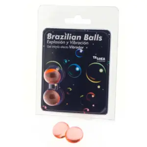 TALOKA - 2 Brazilian Balls Efecto Vibrante Gel Lubricante