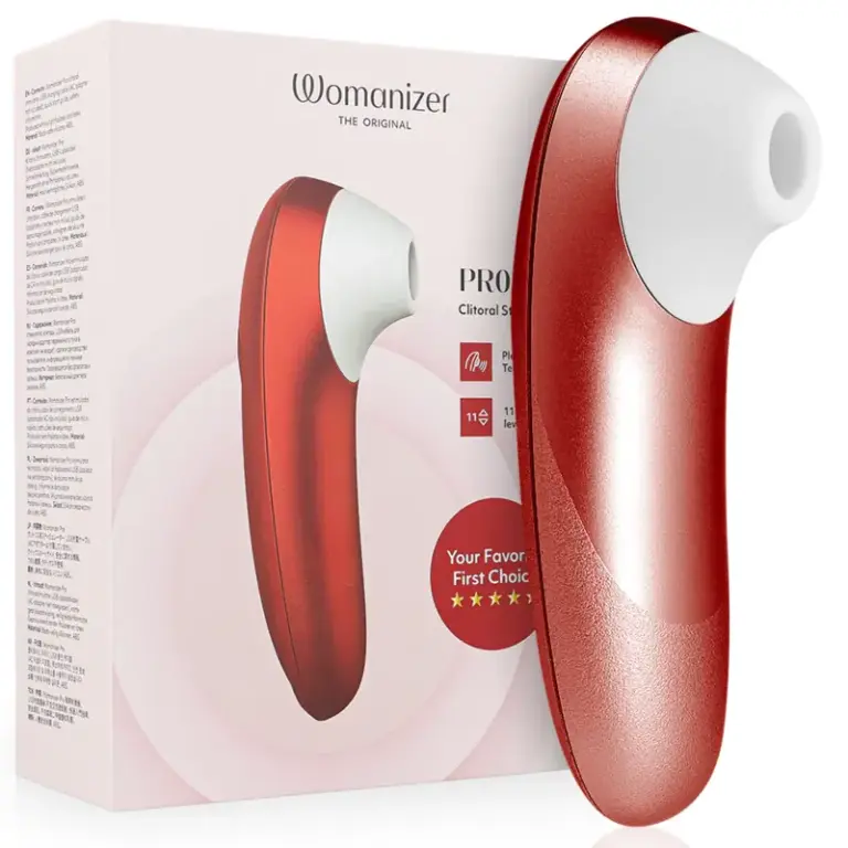 WOMANIZER - Estimulador Clitoral Profesional Burdeos Premium