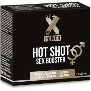 X POWER - Hot Shot Sex Booster Premium para Aumentar Libido