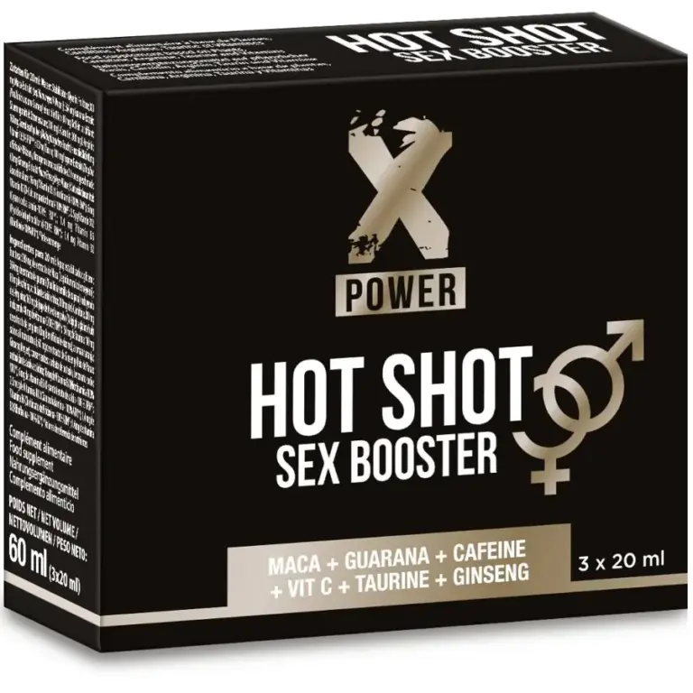 X POWER - Hot Shot Sex Booster Premium para Aumentar Libido