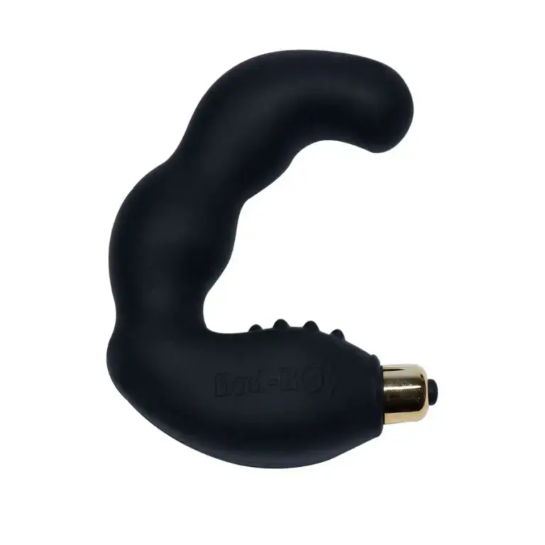 ROCKS-OFF Bad Boy: Masajeador prostático masculino en silicona negra
