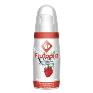 ID FRUTOPIA - LUBE STRAWBERRY 100ML: lubricante con sabor a fresa natural